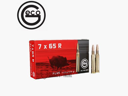 20 patronen GECO kal 7x65R 170gr PLUS