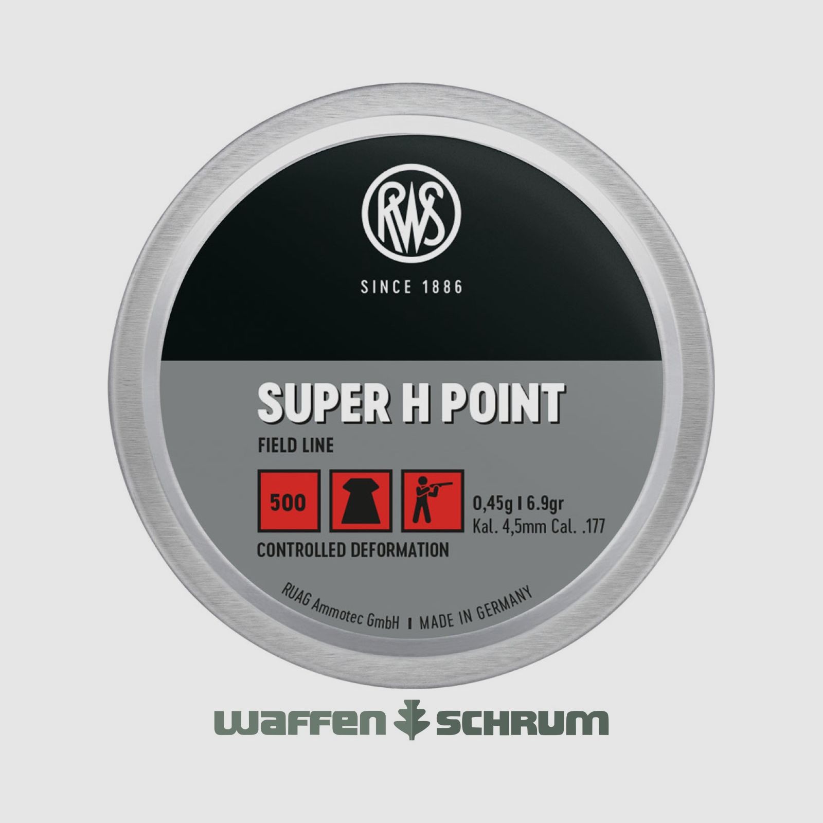 RWS Super-H-Point 0,45g 4,5mm