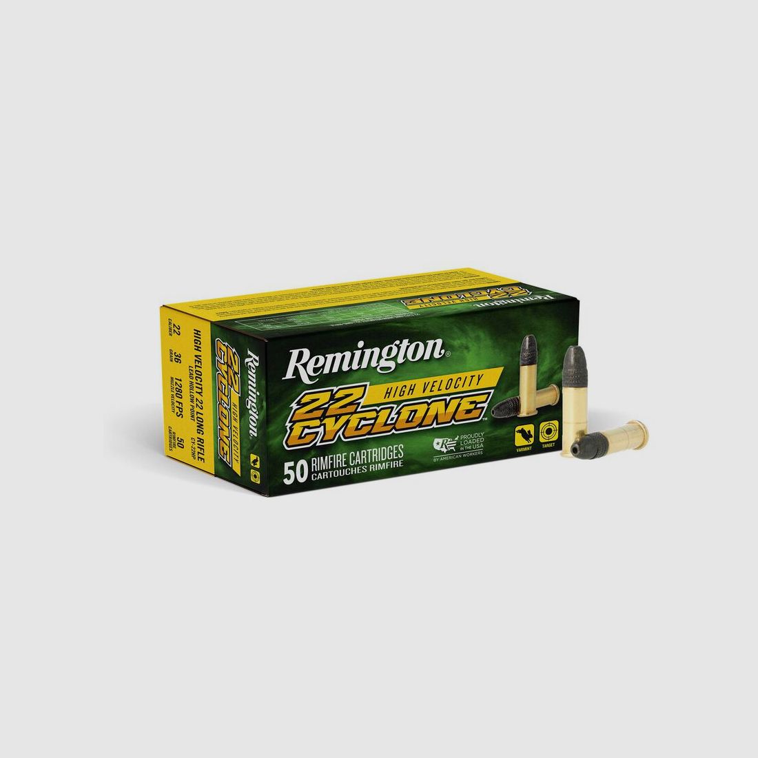Remington Cyclone .22 LR 36GR LHP 50 Patronen