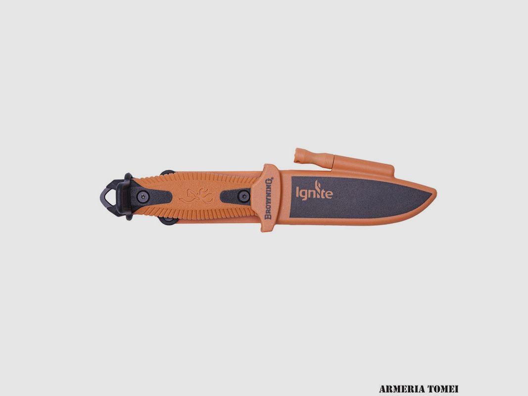 MESSER – BROWNING – IGNITE FEST BLACK/ORANGE 10CM, Bild 2 von 3