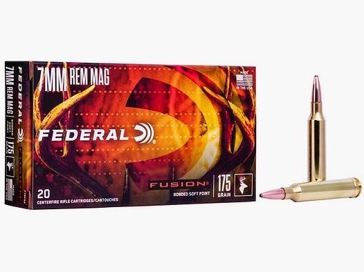 Federal Fusion 7mm Rem. Mag. 175GR SP 20 cartouches