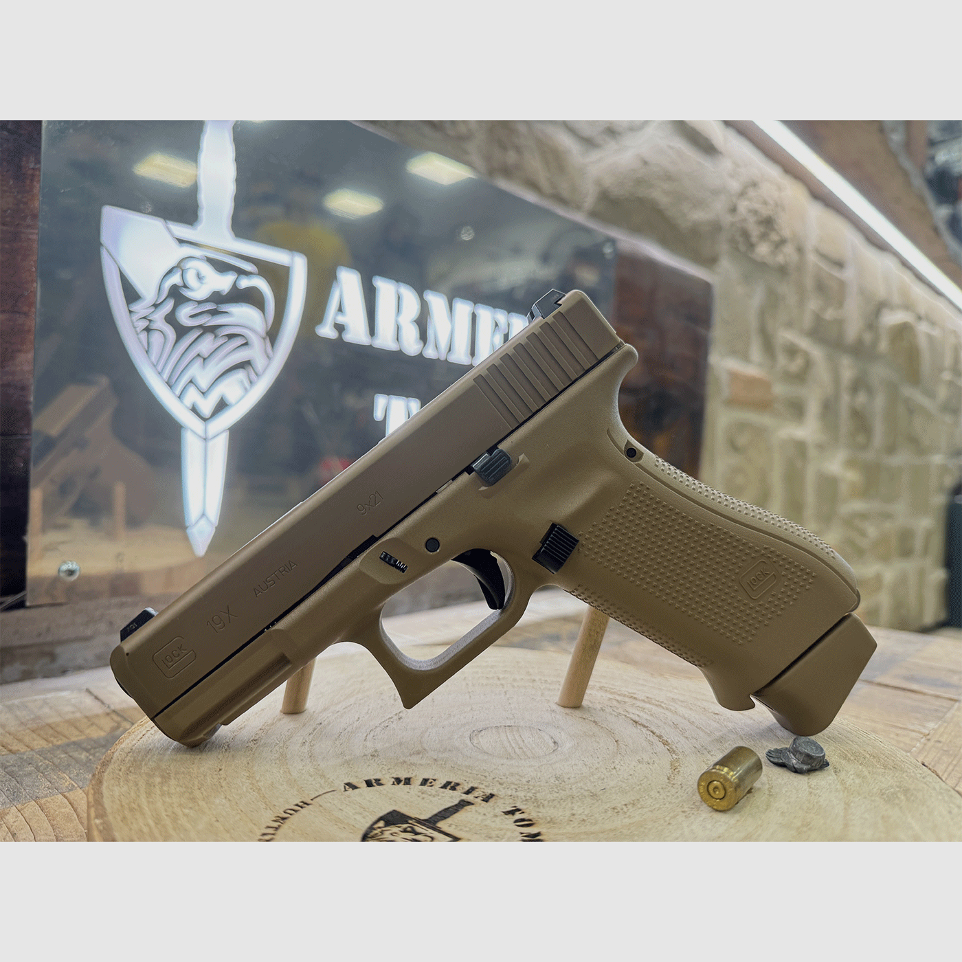 USADO – PISTOLA – GLOCK MOD. 19X FDE SPORT cal. 9×21, imagen 1 de 6