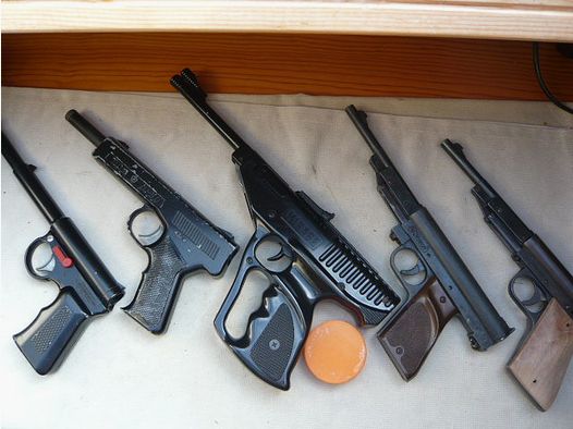 Zestaw pistoletów pneumatycznych 5 szt.