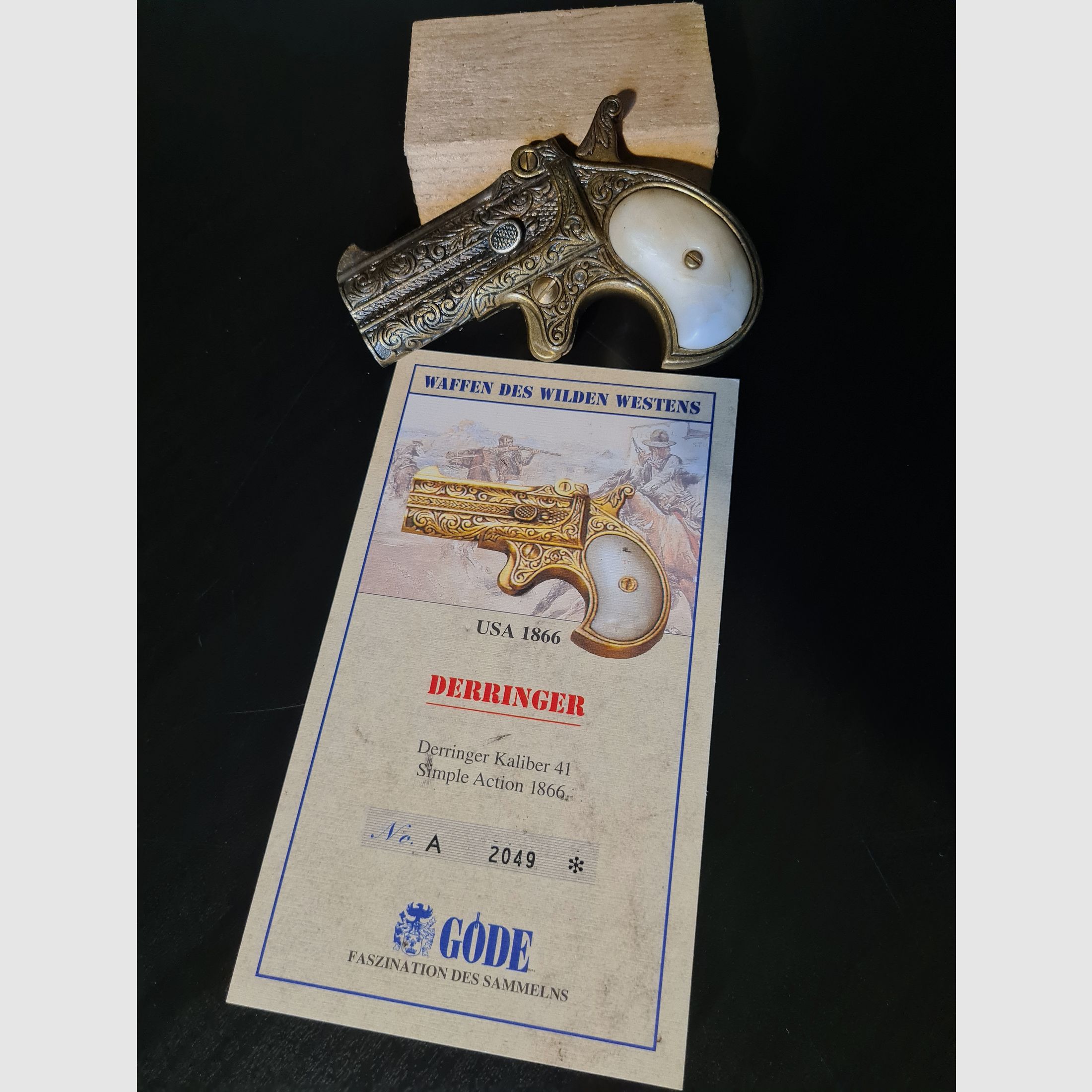 Derringer Kaliber 41 Einfacher Abzug 1866