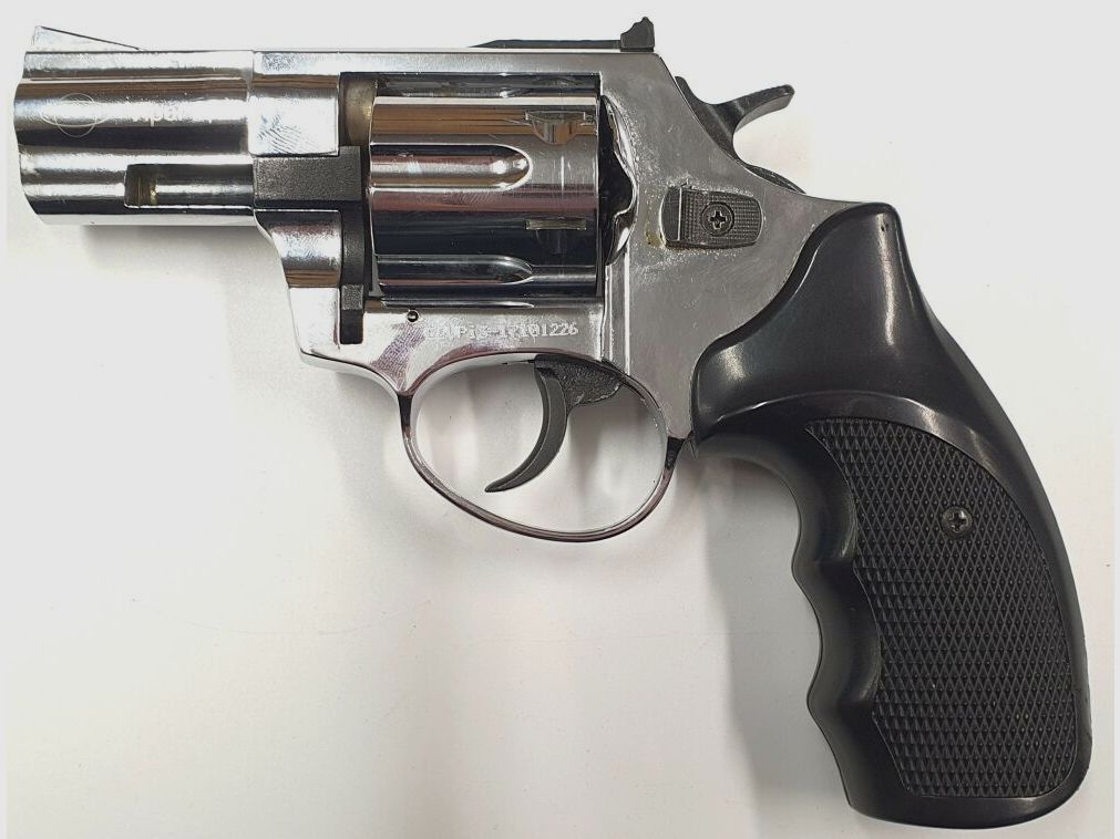 Revólver de detonación Ekol Viper 2,5'', 9mm R.K., cromado, usado