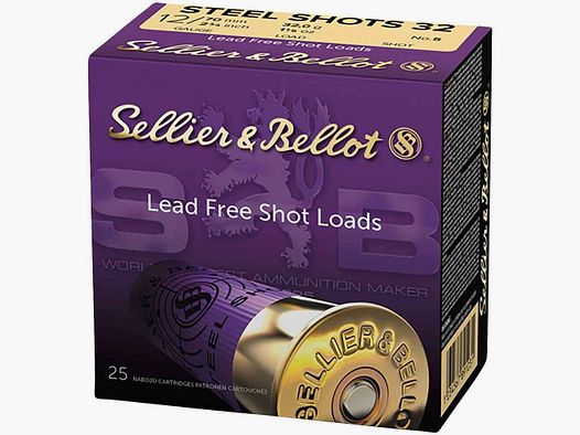 Sellier & Bellot 12/76 Jagd Steel 3,0-4,8mm 39g