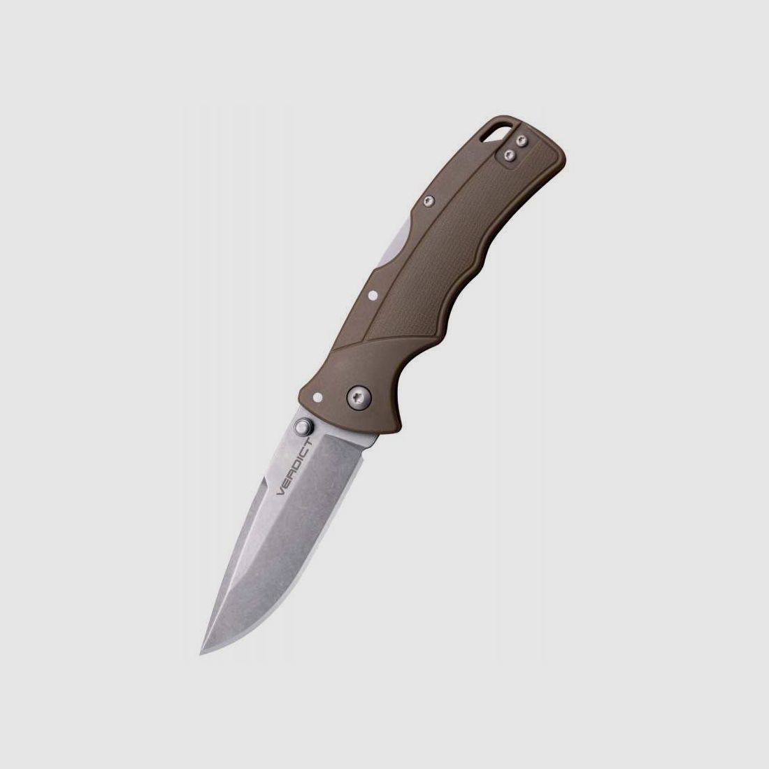 Cold Steel Verdict Taschenmesser, Spear Point, 4116SS, Flat Dark Earth Griff