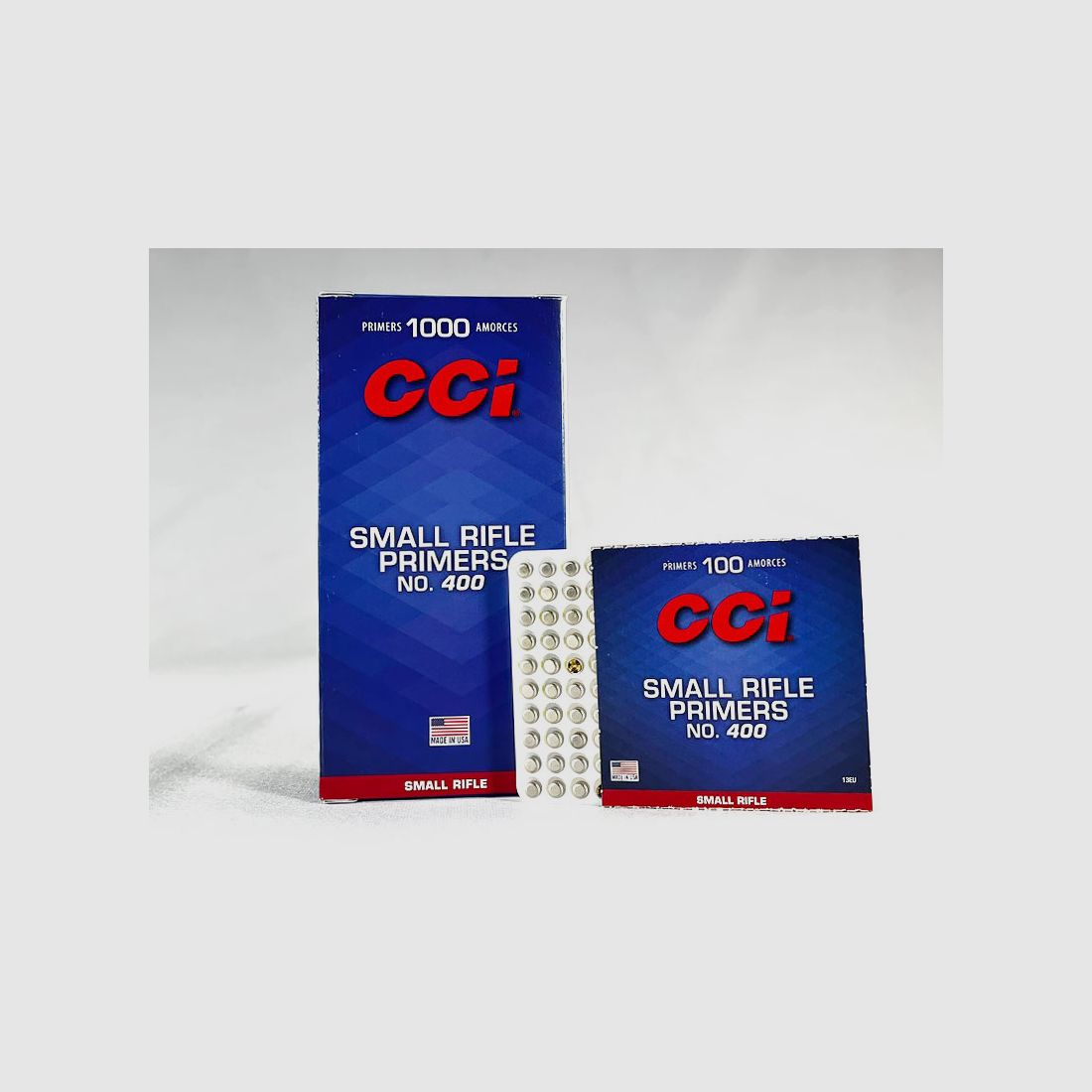CCi Lange Geweer Primers *No. 400* STD Kleine Geweer 1 Verpakking (voor 1.000 schoten à €0,129*)