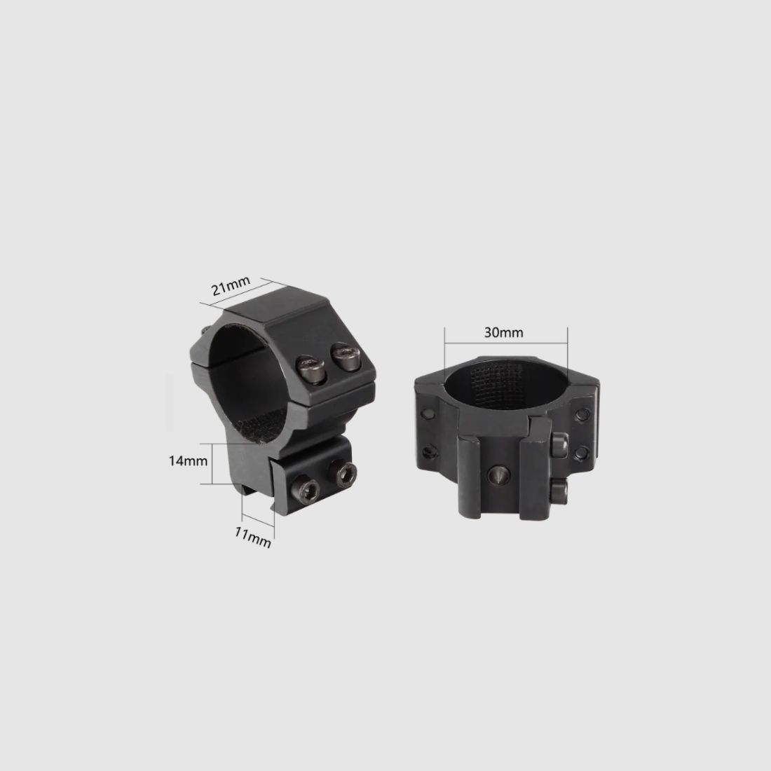 ZF mounting for 11mm rails with 30 mm rings, hunting, shooting sports, target
