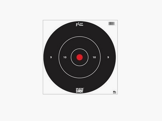 5 Tarcze Bullseye Białe 30cm