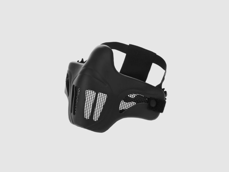 Ghost Style Mesh Face Mask - Black [Big Dragon]