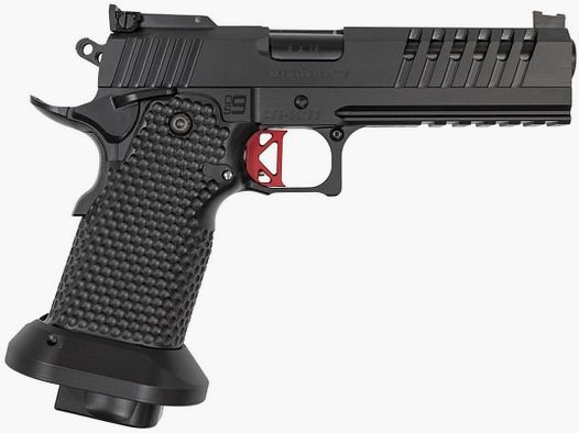 Pistola MPA DS9 Hybrid Black con grilletto rosso – 9mm.
