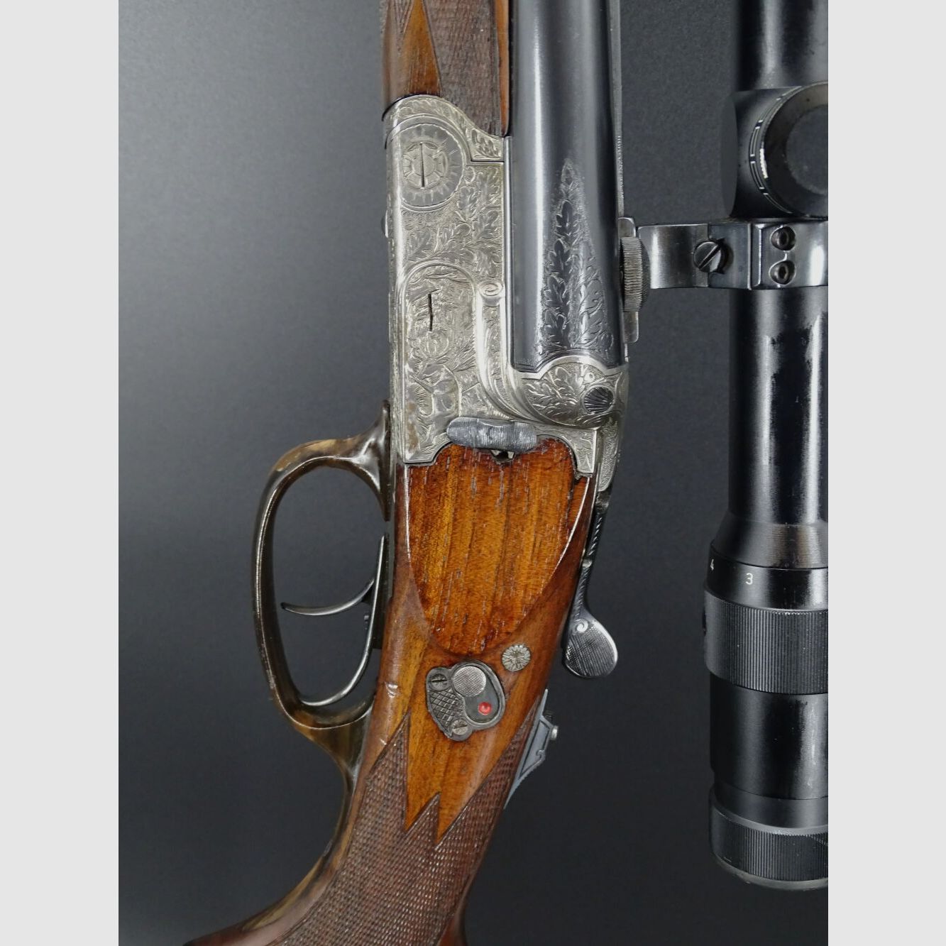 Cuatrillizo Burgsmüller Suhl 1997 Calibre 8x57IRS .22lr 16/70 ZF Doctor LP disolución de colección