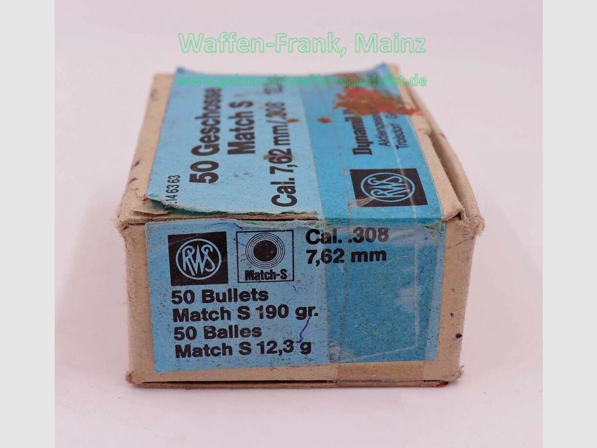 RWS (WZd.Fa.Rottweil) rifle bullets .30 (.308)