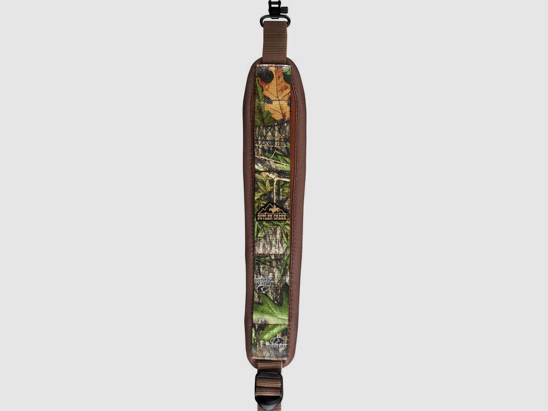 Pasek Butler Creek Comfort Stretch z pierścieniami do broni – kamuflaż Mossy Oak, zdjęcie 3 z 4