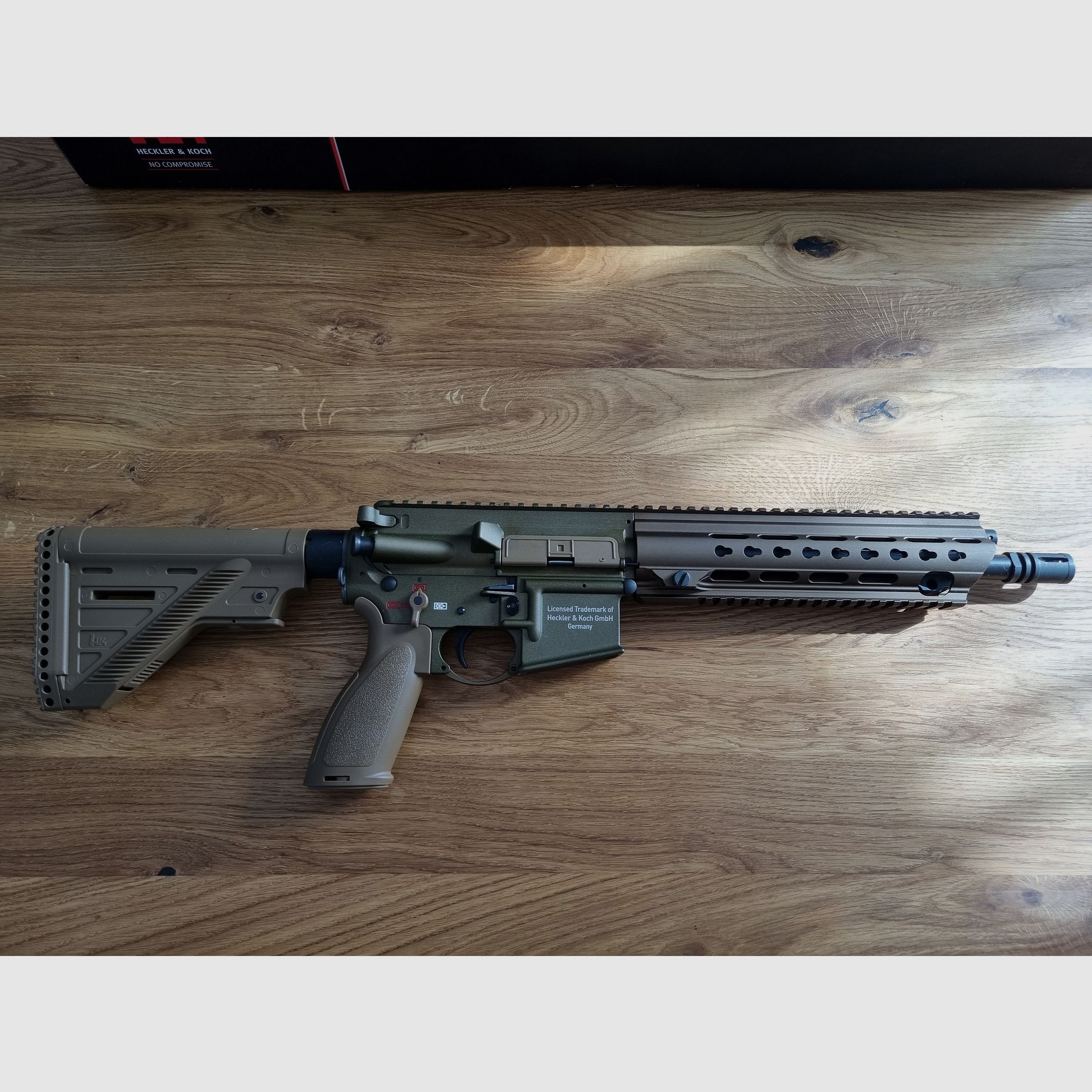 Airsoft VFC HK416 GBB RAL8000 HKey Handschutz, TNT Hopup