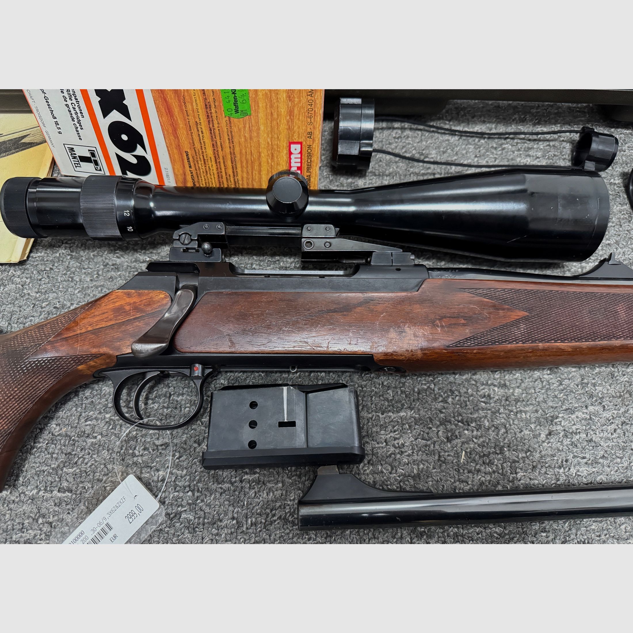 Sauer 200 Set .30-06, 9,3x62, 2xZF, Koffer
