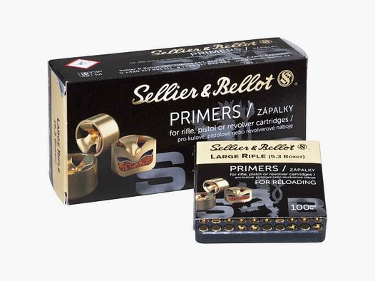 Capsulas de percusión 5,3 mm Rifle Grande Sellier & Bellot