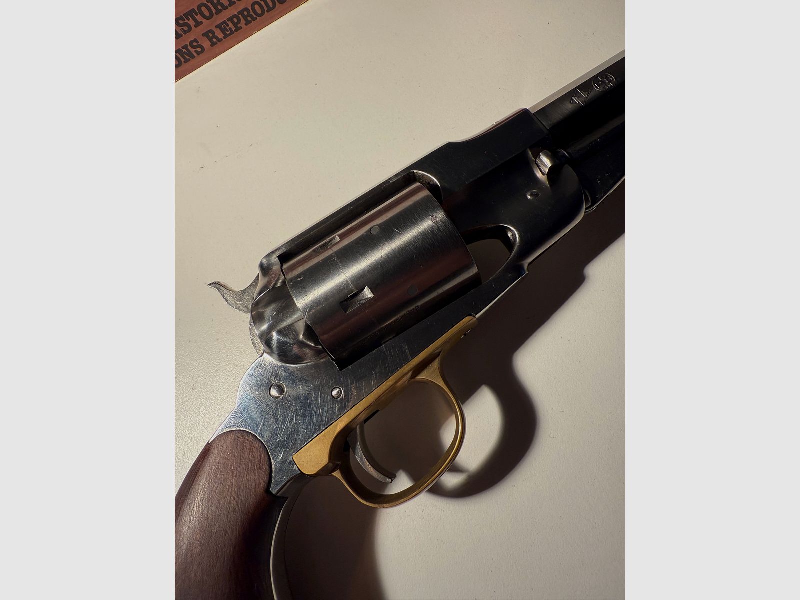 Western Remington New Army 9mm Knall Edelstahl