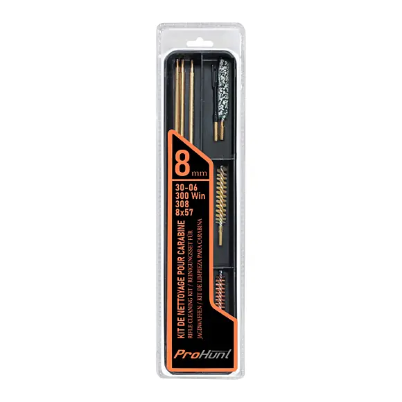 Kit de Nettoyage Prohunt pour Carabine Calibre 30-06, 300Win, 308Win, 8x57