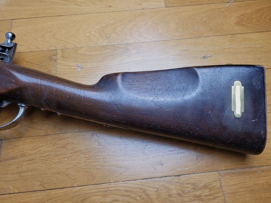 Seltenes Fusil 1822 mit Steinschloss – Grenadierwaffe – Königliche Manufaktur von Mutzig – gebaut 1825 – nie auf Perkussion umgebaut – TBE ++, Bild 14 von 39