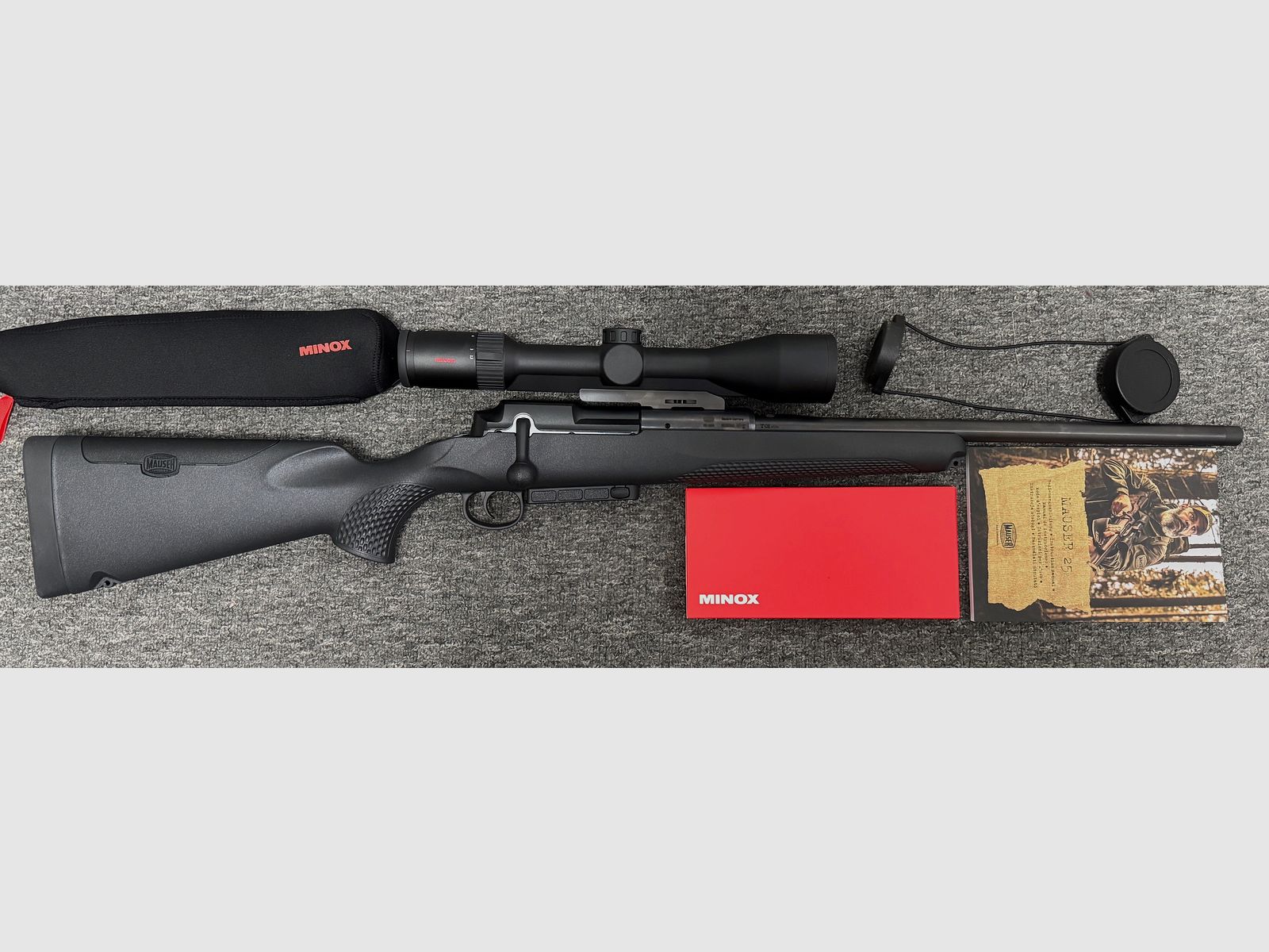 Mauser 25 - brandneu - Kaliber .308 mit Minox RS-4  2,5-10x50