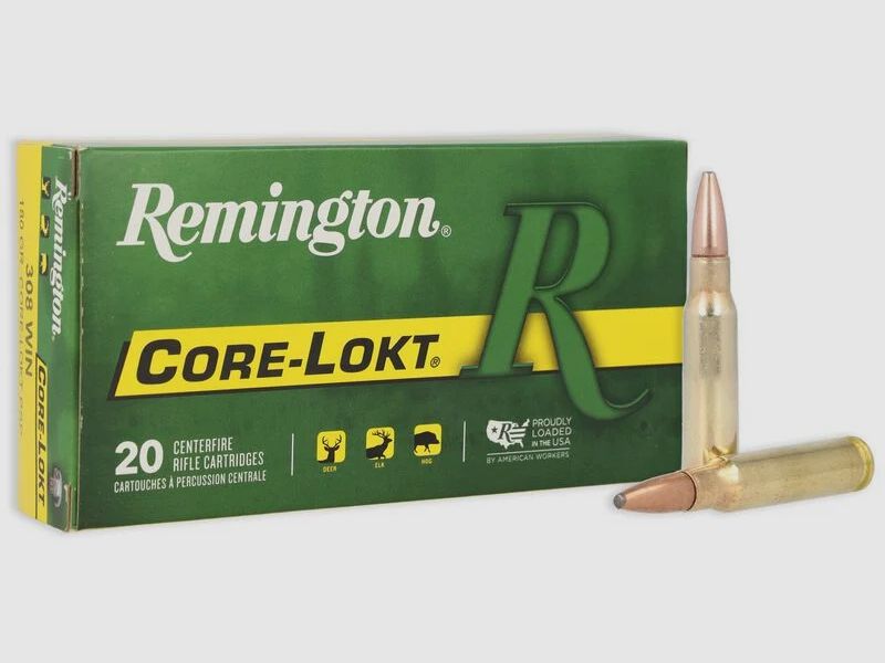 Remington Core-Lokt .308 Win. 180GR PSP 20 cartucce