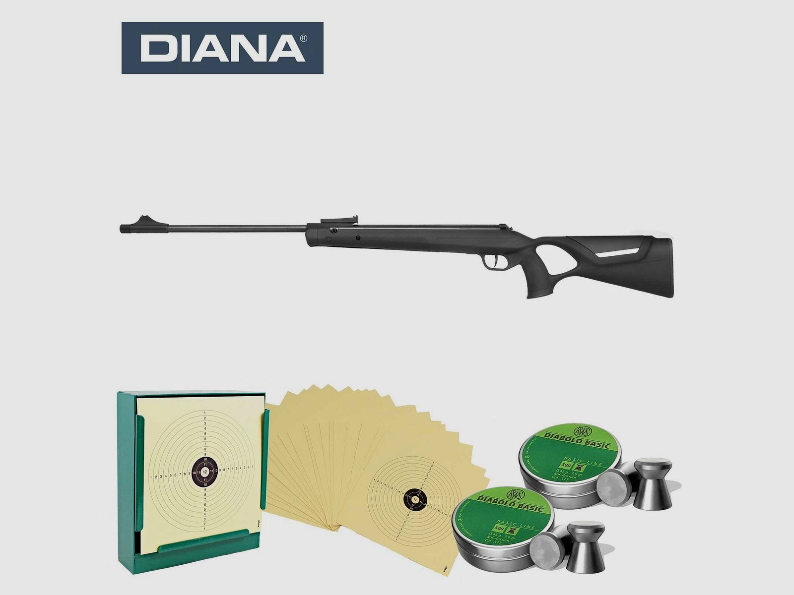 SET Diana 34 EMS Panther Knicklauf Luftgewehr Kaliber 4,5 mm Diabolo (P18)
