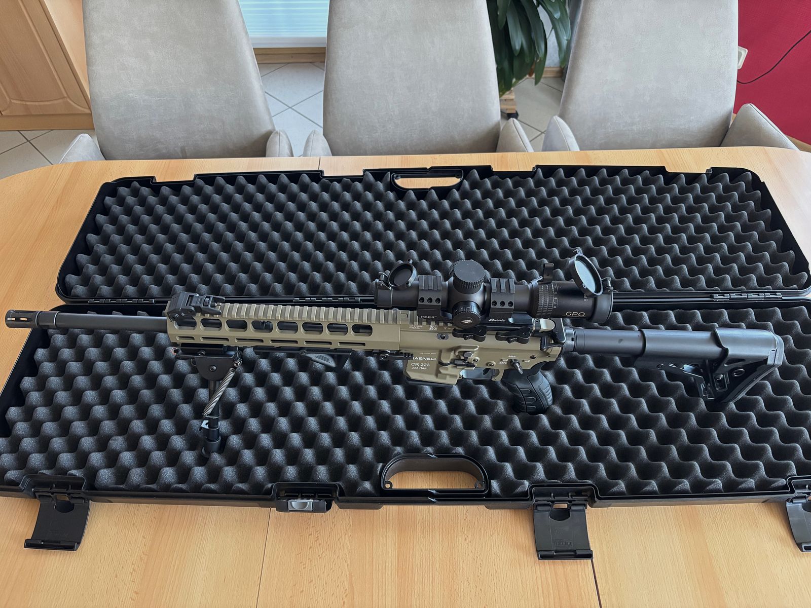 Haenel CR 223 Oliv, 16,65“ Matchabzug 