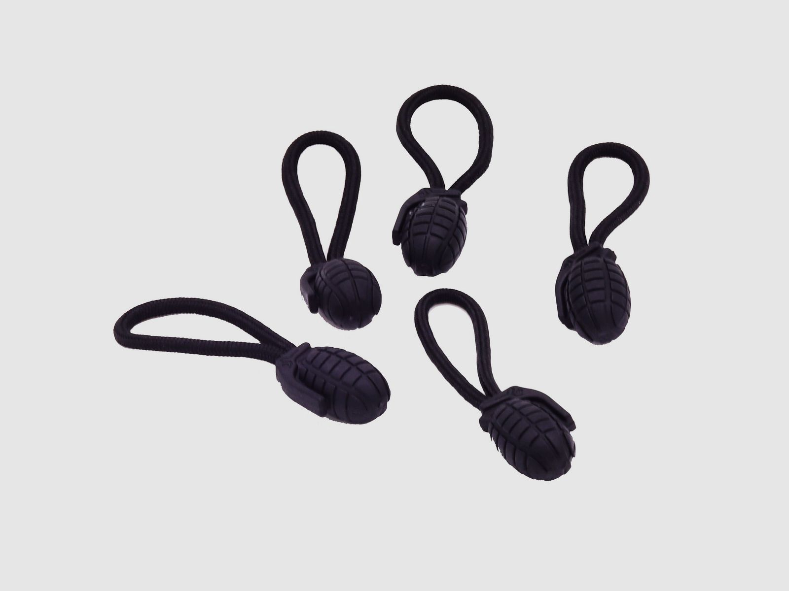 Mil-Tec Anello Estrazione Granata 5pz. - Nero