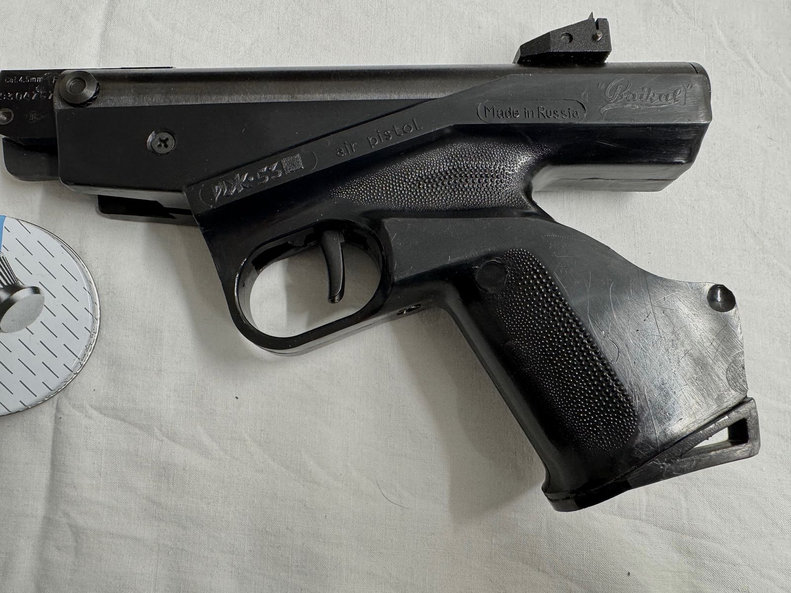Baikal air pistol MP-53M, caliber 4.5 mm with ammunition