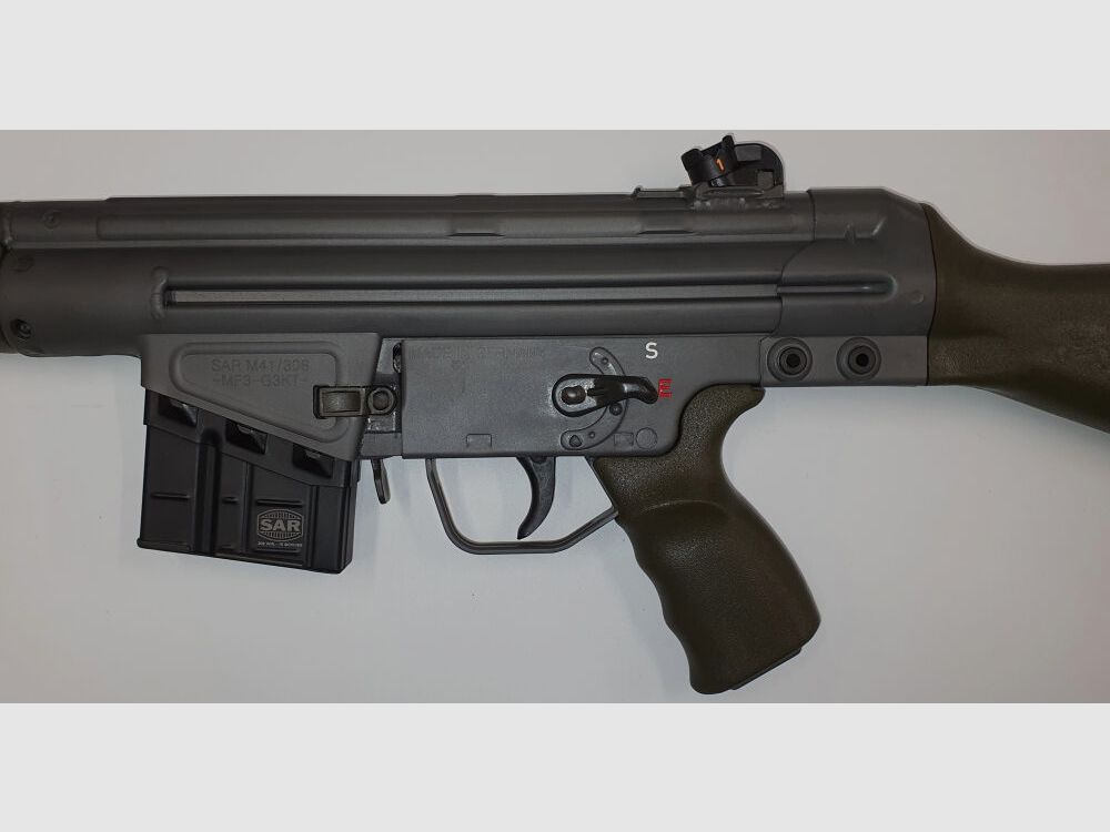 Swabian Arms GmbH semi-automatic rifle SAR M41 SPORTMATCH MF3 G3KT caliber 308win. - MADE IN GERMANY - similar to HK41/G3