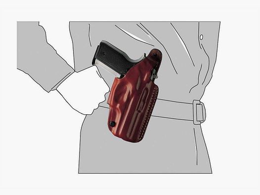 FONDINA PER GLOCK 42 VEGA HOLSTER – NERA –