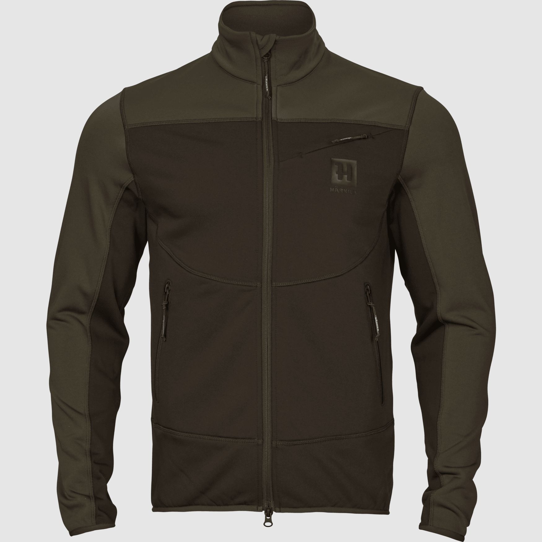Härkila Olaf Fleecejacke Herren Shadow Brown/Forest Night, XL