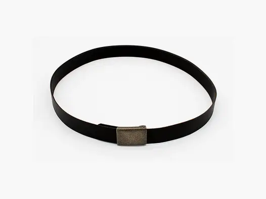Heim Heim Hosengürtel Leder durchgefärbt 32 mm nach TL - 80 cm