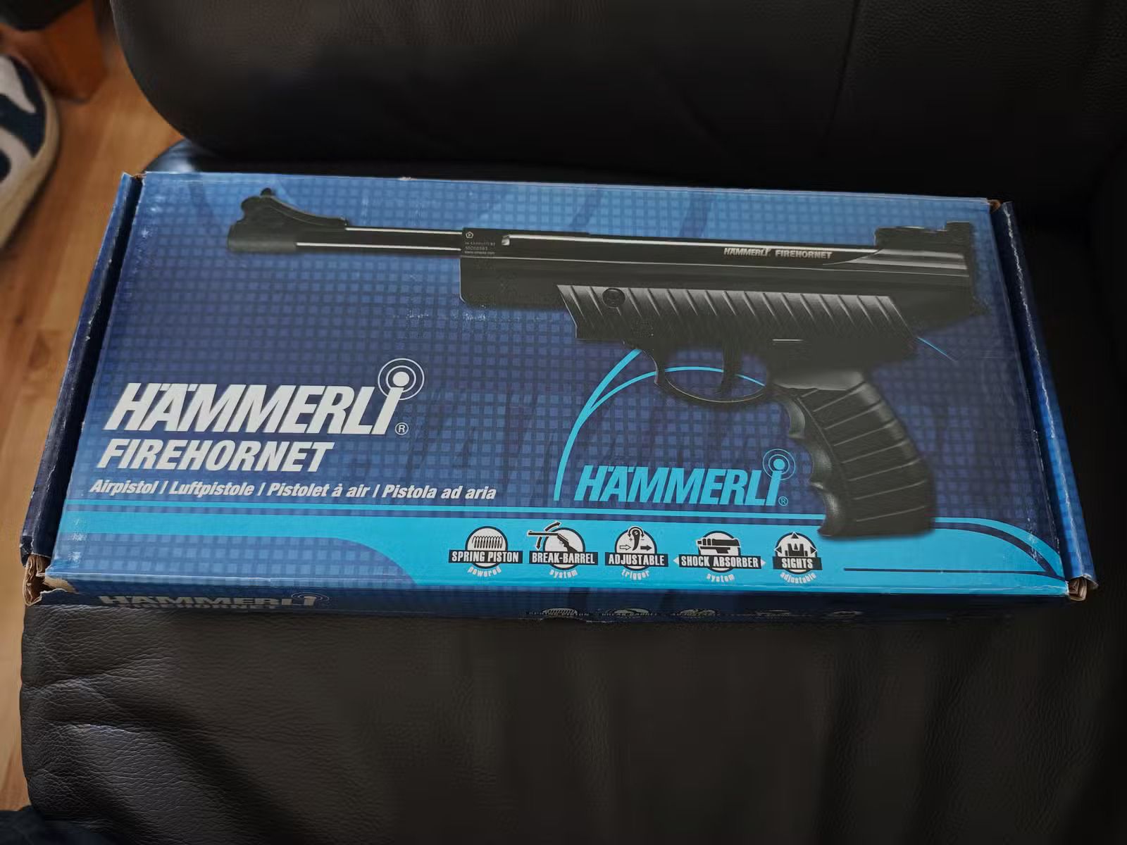 Hammerli Firehornet 4.5mm Knicklaufpistole, 5 J. sehr guter Zustand!