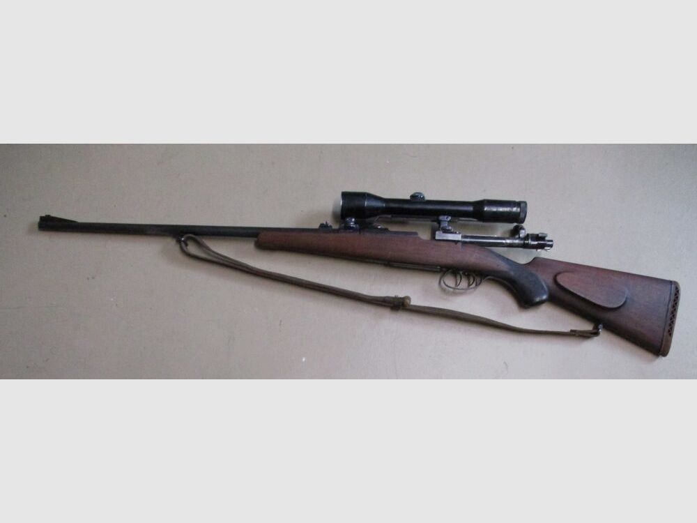 Repeater rifle Mauser 98 with imperial proof and ZF Zeiss 1.5-6x42 98