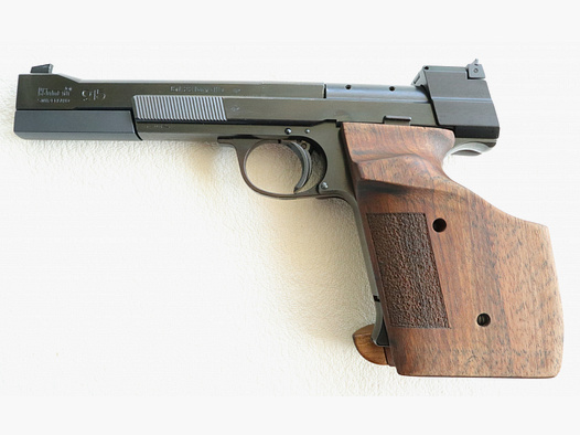 KK Matchpistole Hämmerli Modell 215 Kal. .22 lr im wunderschönen Zustand von 1981