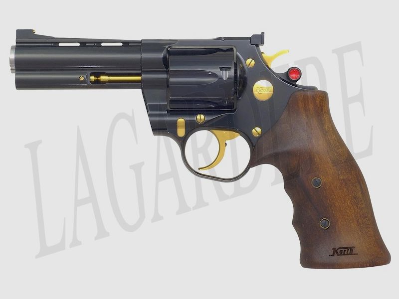 KORTH CLASSIC BLACK/GOLD 4" (REVOLVER)