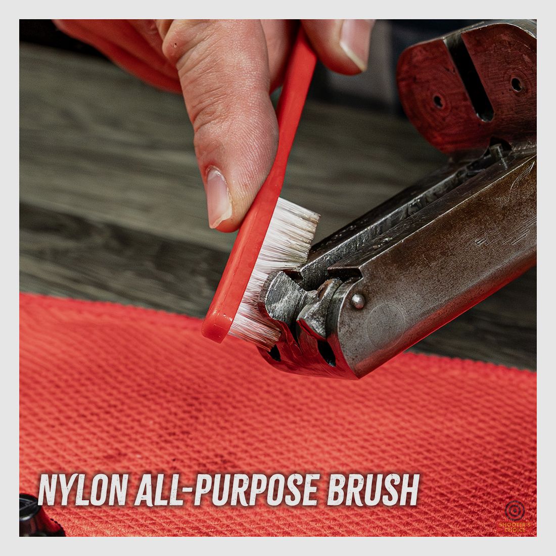 Shooter's Choice 12 Gauge Gun Cleaning Kit incl. FP-10 CLP + Adapter 8-32→5/16-27 (SHF-SRK-12)