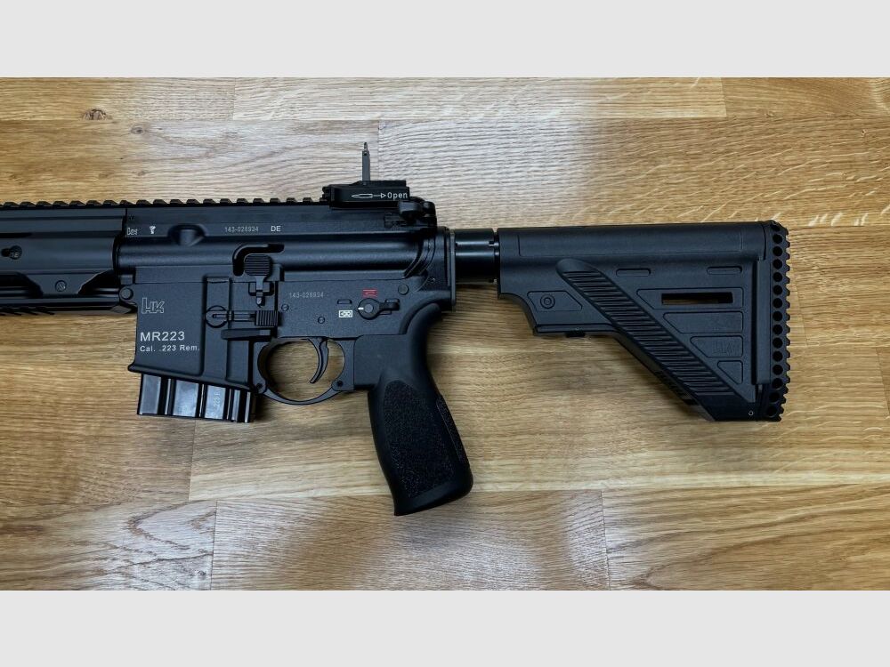 Heckler & Koch MR223 A3 Slim-Line 16,5" cañón - rifle semiautomático .223Rem guardamanos largo - color negro - aprobado deportivamente! - versión civil H&K 416