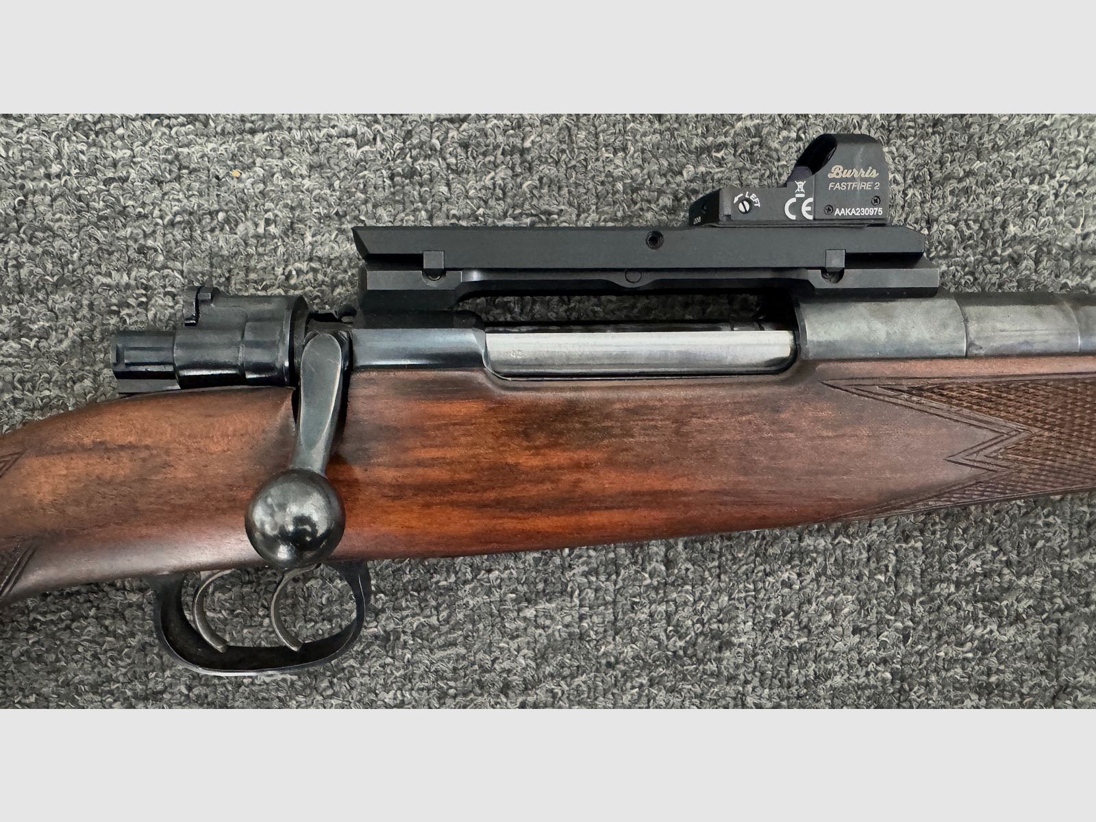 98 system 7x64 + Burris Fastfire2 na Dentler