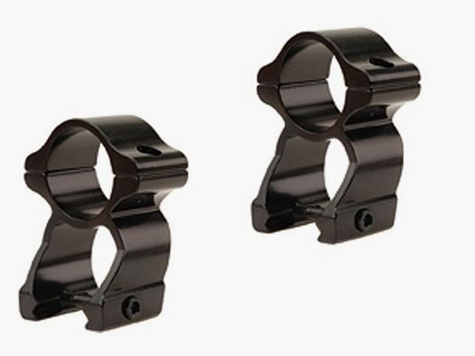 Leupold Rifleman zdejmowane pierścienie 25,4 mm wysokie przezroczyste błyszczące czarne