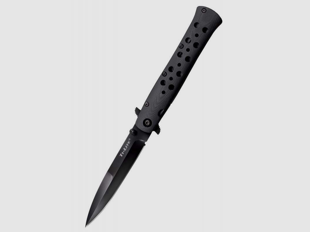 Cold Steel Ti-Lite Taschenmesser, 4-Zoll-Klinge, S35VN, G-10 Griff
