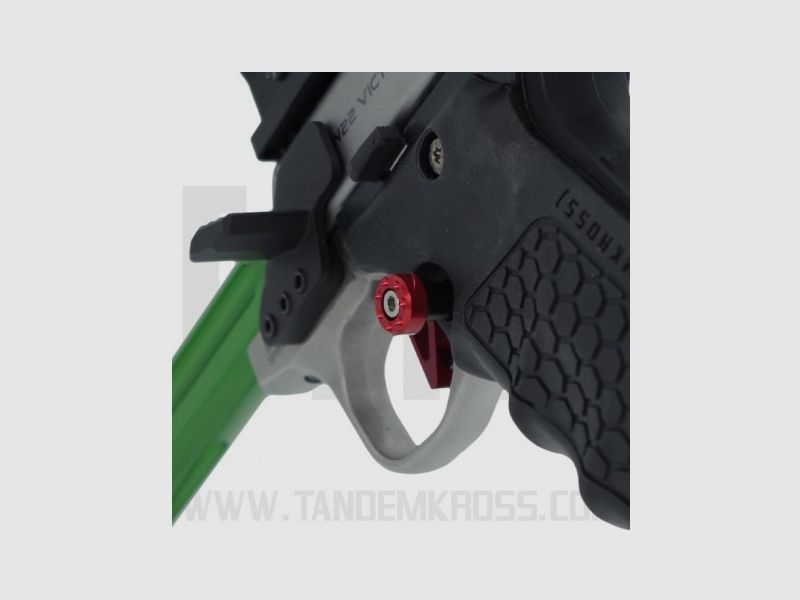 TITAN extended magazine release S&W22 VICTORY - Red TK23N0115RED1, image 2 of 3