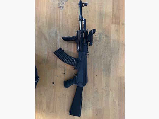 GSG 6mm AK 47 halb + vollautomat ca 550 Schuss Umarex 