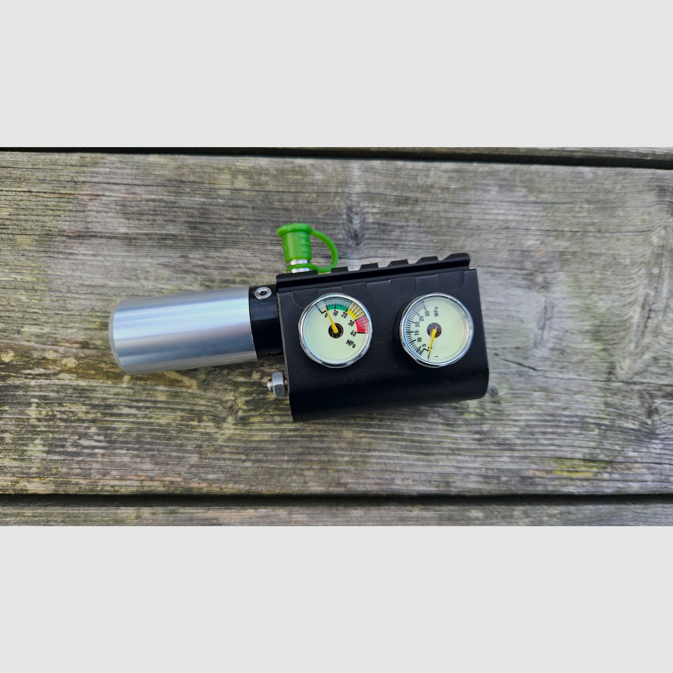 Snowpeak/AirmaX PP750 - Valvola Z Ventilatore PCP Regolatore per il collegamento di bombole d'aria compressa