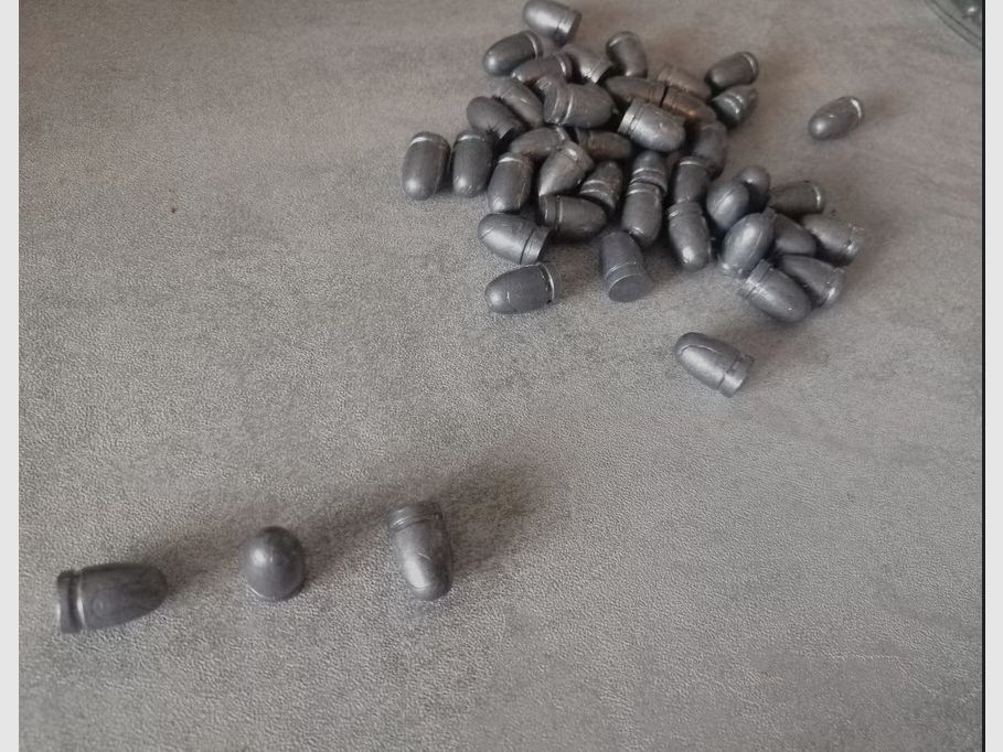 100 pieces HP Max MK 1 and 2, 125 grain heavy slugs cal.356 projectiles