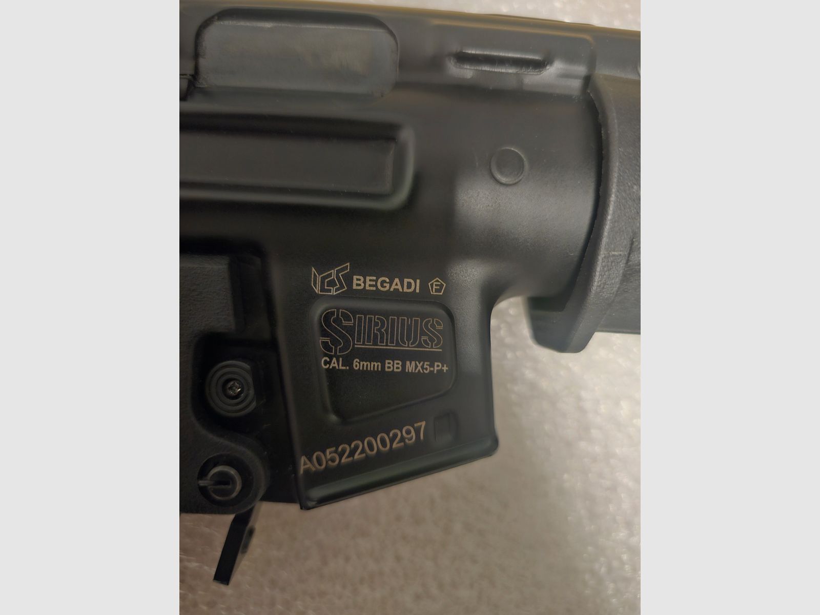 MP5 S-AEG 1,5 Joule Begadi CORE EFCS / Mosfet, PRO HopUp & 30K Mamba Motor