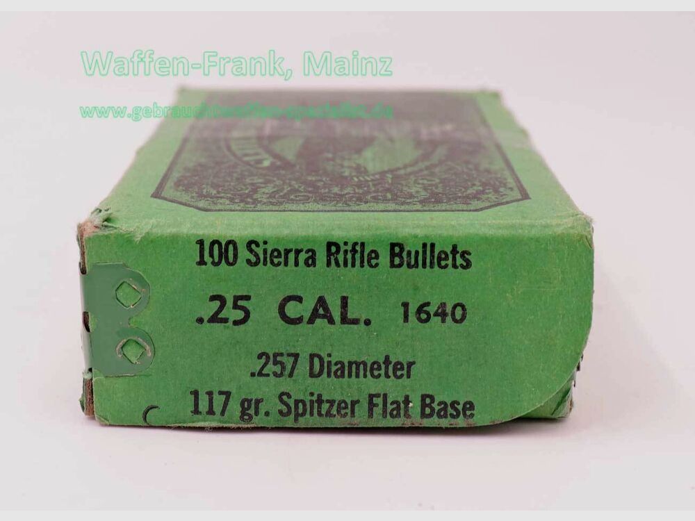 Sierra Bullets, proiettili da fucile Santa Fe .25 (.257)